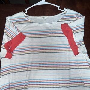 Colorful Striped Crop Top